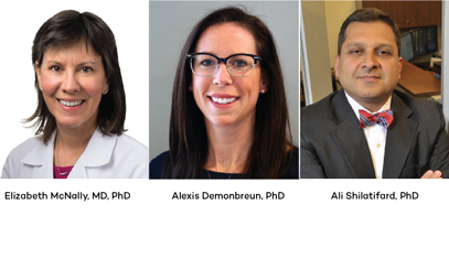 Dr. Elizabeth McNally and Dr. Ali Shilatifard